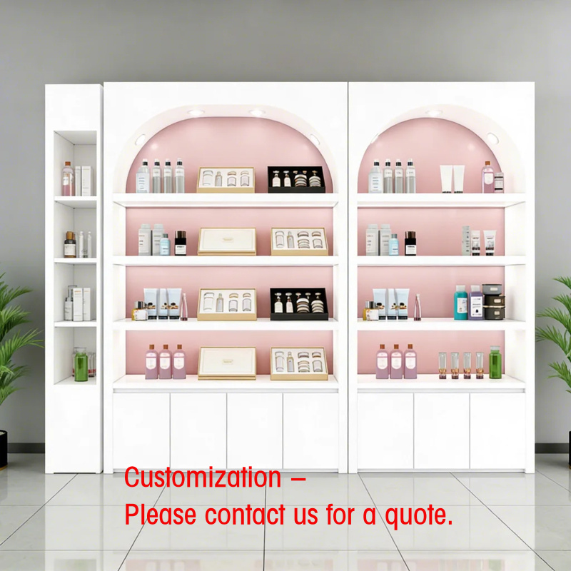 Luxury Skincare Shop - Mueble de Exhibición Personalizado para Tienda