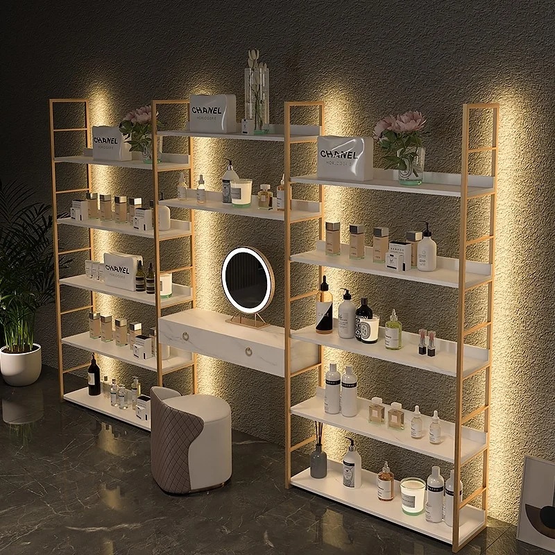 Vitrina de exhibición de produ - Luxury Skincare Shop reseña y precio