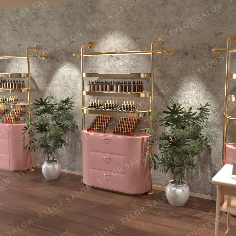 Estante de exhibición de cosmé - Luxury Skincare Shop reseña y precio