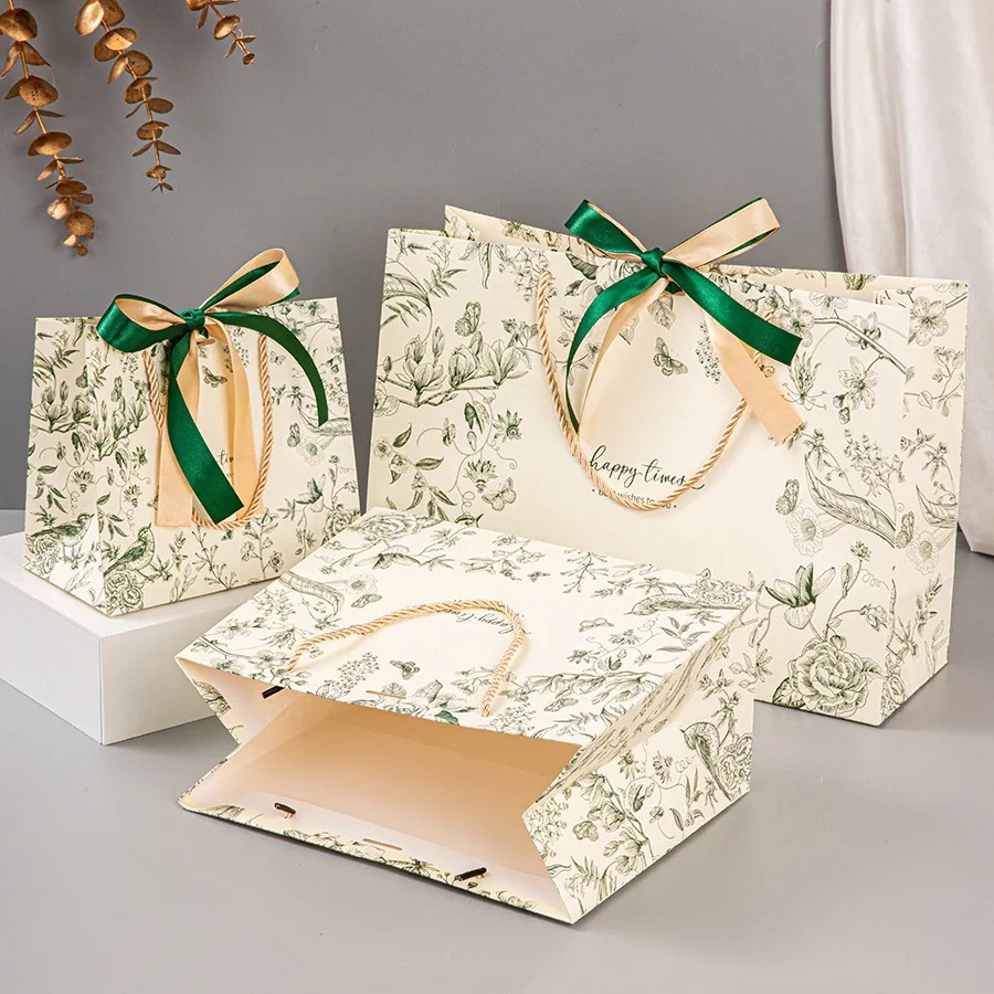 10 Bolsas de Regalo de Papel c - Luxury Skincare Packaging reseña y precio